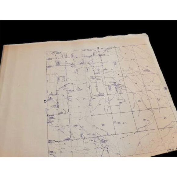 Vintage Ravalli County Montana Road Index Map Book – 1st Edition 49 Pages 24"x18 - Picture 6 of 9